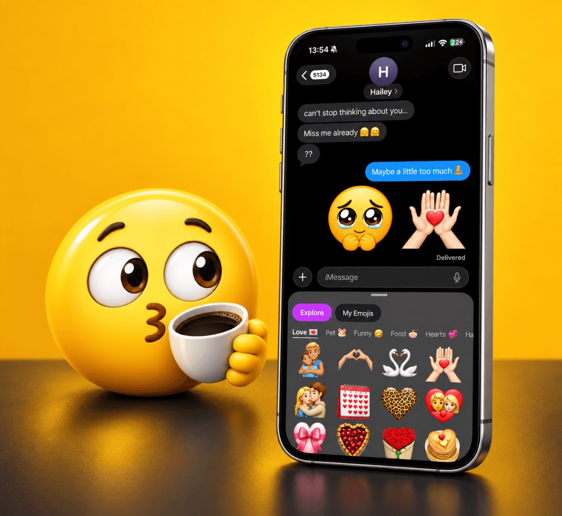 Mojis: AI Emoji & Logo Maker app preview